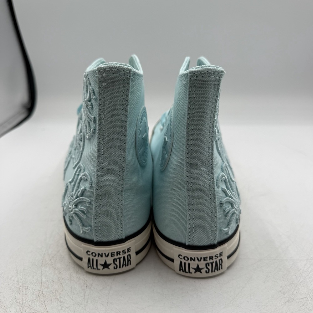 Converse Chuck Taylor All Star Hi Top Shoes Womens 9 Embroidered Floral A21409F - Picture 8 of 11